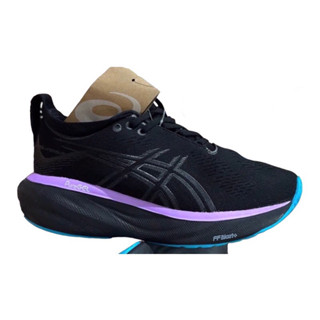 รองเท้าวิ่ง Gel Nimbus -25 (size37-40) Black Purple 1590