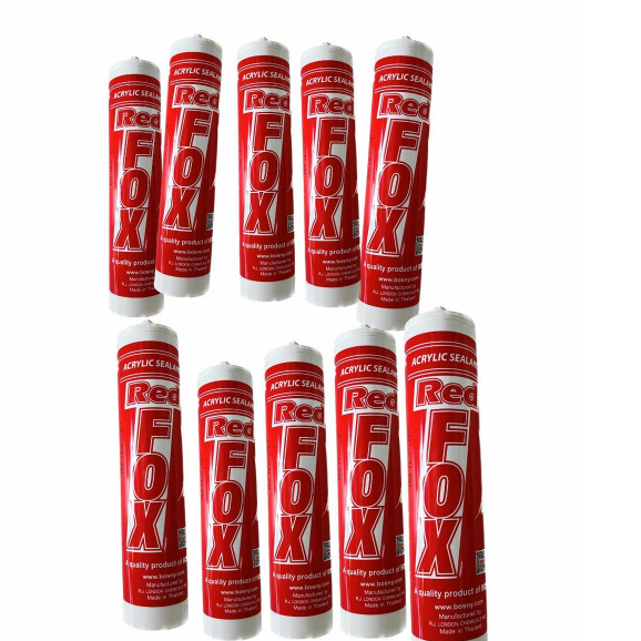 แด๊ป REDFOX อะคริลิค กาวอะคริลิก สีเทา  430g ( ราคาต่อ10ชิ้น )