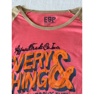 เสื้อยืด แขนยาว ESP Size XL