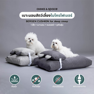 ที่นอนสัตว์เลี้ยง ที่นอนหมา-แมวจากไมโครไฟเบอร์ กันน้ำกันไรฝุ่นกันรอย BERGEN CUSHION (🔥 โปรลด 300.-)