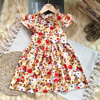 "FLOWER PRINT COTTON DRESS" JANIE AND JACK