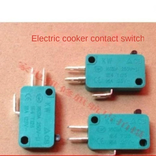 ✵∈﹍kw7-0 สวิตช์หม้อหุงข้าว สวิตช์เตาแม่เหล็กไฟฟ้า สวิตช์ไฟ ขนาด 15A 16A contact switch