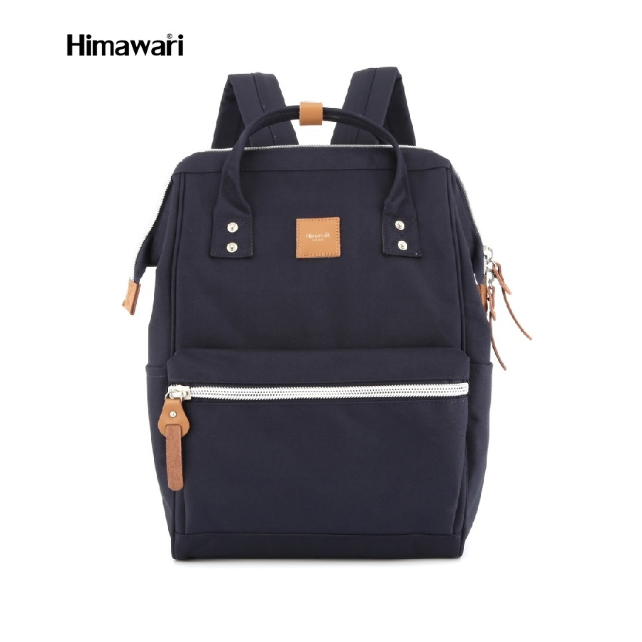 กระเป๋าเป้สะพายหลัง ฮิมาวาริ Himawari Backpack with USB Charging 14" Laptop Compartment 1881 #03 Navy B