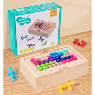 Wooden Tetris IQ Puzzle Game ตัวต่อเสริมไอคิว 3D เกมบล็อกปริศนา ของเล่นฝึกสมอง บอร์ดเกม BOARD GAME