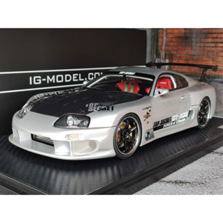 โมเดลรถSupra 1/18 โมเดลรถtoyotaSupra โมเดลรถ ignition model IG2490 toyota Supra A80 Topsecret 1:18 ราคาโมเดลรถของขวัญ