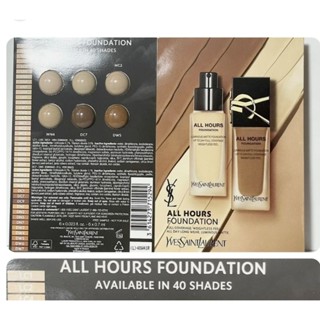 YSL All Hours Foundation เทสเตอร์ 6 สี