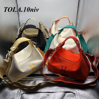 กระเป๋าสพายไหล่สะพายข้างสายสปอร์ต ผ้าไนล่อนสีสดใส พร้อมกล่อง แอเมส Bag crossbody her mess size10"