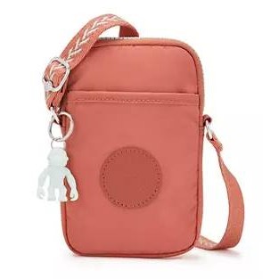 ส่งฟรี EMS ใส่ไอโฟนพลัสได้ Kipling TALLY  Crossbody Phone  Bag  - Vintage Pink