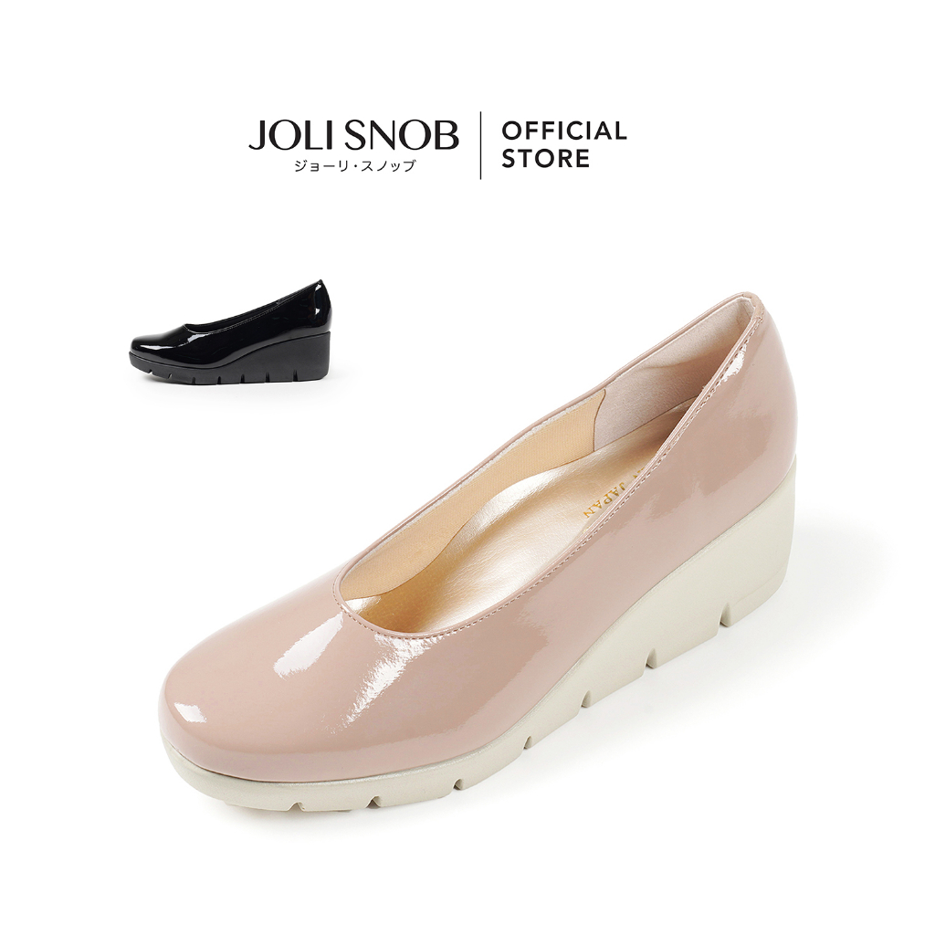 JOLI SNOB | Comfort High Heels รองเท้าส้นสูง ใส่สบาย ผู้หญิง Made in Japan |  「Patent」  FC-39601