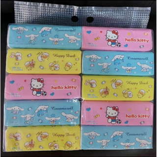 ทิชชูคิ๊ดตี้ ลายลิขสิทธิ์ 1 หิ้ว มี 10 ห่อ