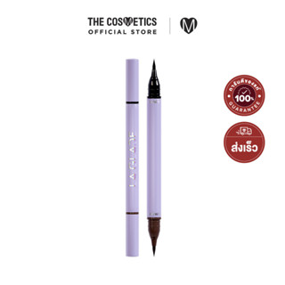 La Glace Ideal Black &amp; Brown Duo Eyeliner 1ml **ไม่รวมส่ง    อายไลเนอร์ 2 หัว 2 สี