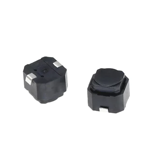 (2 ตัว/5 ตัว) ปุ่มกด ซิลิโคน แบบเงียบ กดติด ปล่อยดับ Silicone Silent Tact Switch 6*6*5mm Smd Button Switch Touch Switch