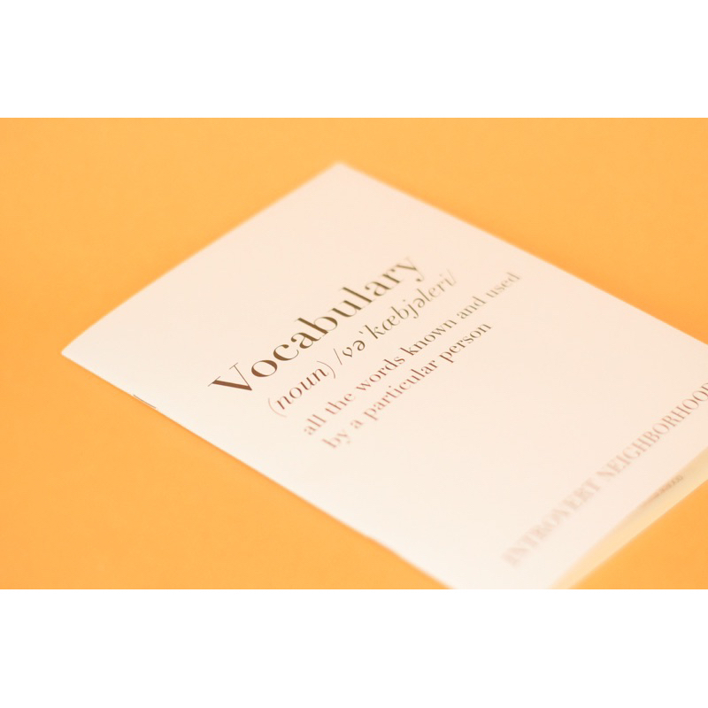 สมุดจดคำศัพท์ Vocabulary Notebook - รูปที่ 3