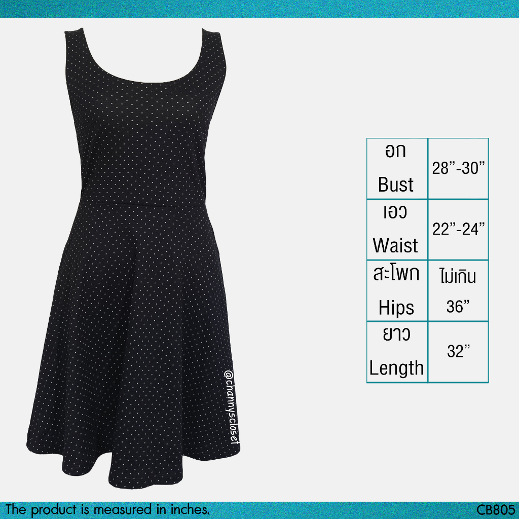💖USED H&amp;M - Black Polka Dot Skater Dress | เดรสสั้นสีดำ สีขาว เดรสระบาย โชว์หลัง ลายจุด แขนกุด y2k สายฝอ แท้ มือสอง