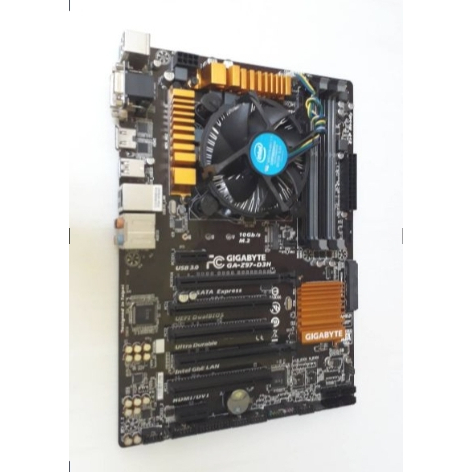 เมนบอร์ด พร้อม CPU i7-4770 -GIGABYTE Z97-D3H Intel Z97 มี M.2· support CPU GEN4. Socket. 1150  DDR3 