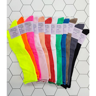 ถุงเท้าผู้หญิงความยาวหัวเข่า แบบแห้งเร็ว SYLPH Quick-Drying Knee Socks L35146 - Love Green