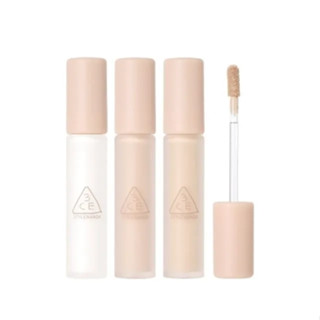 3CE Skin Fit Cover Liquid Concealer (White, Light Ivory, Soft Medium)