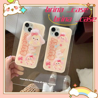 ❤️ส่งของขวัญ❤️ เคสไอโฟน 11 12 13 14 Pro Max การ์ตูน ลูกสุนัข กราฟฟิตี ความนิยม แฟชั่น เรียบง่าย Case for iPhoneป้องกันกา