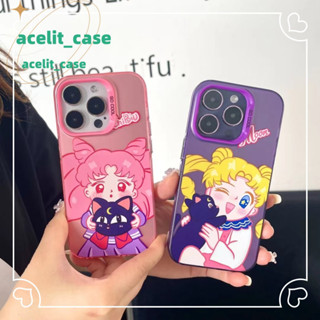 ❤️ส่งของขวัญ❤️ เคสไอโฟน 11 12 13 14 Pro Max สไตล์คู่รัก สาวน่ารักหัวใจ การ์ตูน ฤดูร้อน Case for iPhone สไตล์วรรณศิลป์