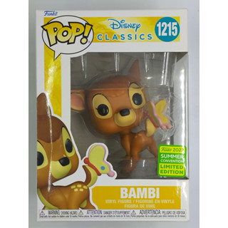 SDCC 2022 Funko Pop Disney Classic - Bambi with Butterfly #1215 (กล่องมีตำหนินิดหน่อย)