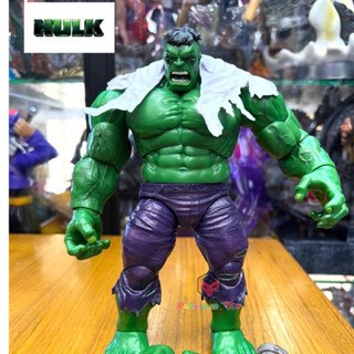 โมเดล ฮัค ยักษ์เขียวท่อนไม้ วัสดุ Hard ขยับแขนขาได้ สูง 25เซ็น ตัวใหญ่สะใจ Model Hulk Hard tall 25CM