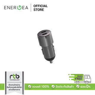 Energea หัวชาร์จในรถยนต์ Dual USB-C Port PD 30W/PPS 33W รุ่น AluDrive D60 – Gunmetal