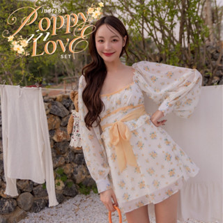 Poppy in love set เซ็ต 2 ชิ้น size XS จาก joobs.studio ป้ายห้อย