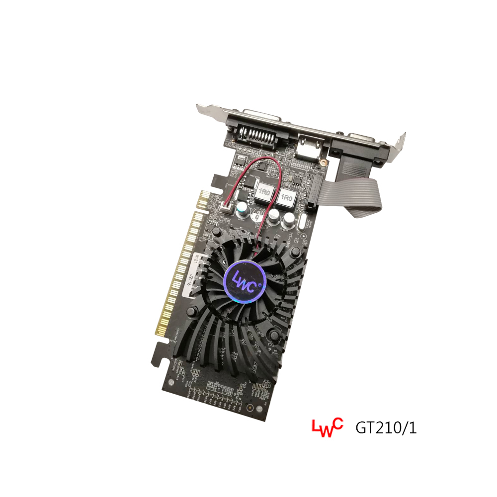 VGA GT210 1GB DDR3 การ์ดจอ​ LWC (Longwell)