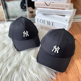 พร้อมส่งหมวก MLB Athleisure Structure Ball Cap LA Dodgers สีดำ โลโก้ NY สีขาว โลโก้ LA