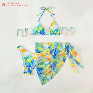 026 Simple Underwear bikini ชุดเซต 3 ชิ้น