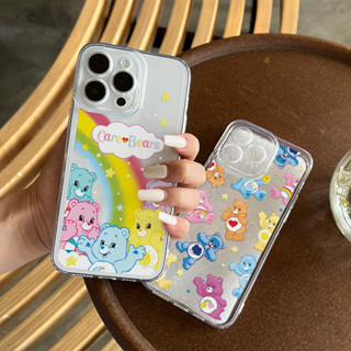 ❤️พร้อมส่งในประเทศไทย❤️เคสซิลิโคน สกรีนลายการ์ตูนแคแบร์ TPU นิ่ม Case For iPhone 11,12,13,14,14PM,13PM