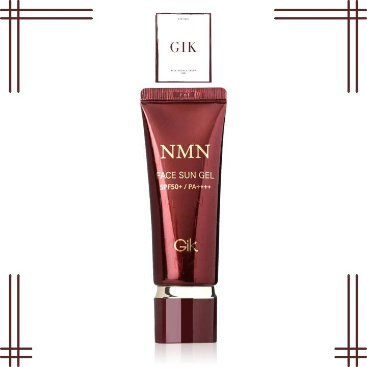 GIK NMN face sun gel ครีมกันแดดเนื้อเจล เบาสบายผิว ไม่เหนียวเหนอะหนะ spf50+ PA++++ 40ml 지아이케이앤엠앤 페이스