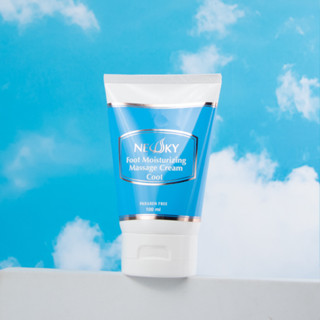 Newsky ครีมทาเท้า นิวสกาย ทานวดบำรุงส้นเท้า ลดกลิ่นเท้า ลดส้นเท้าแตก แก้ปวดเมื่อย (สูตรเย็น) 3-in-1