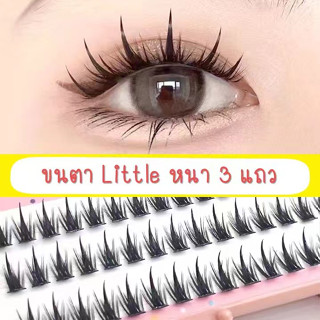 ขนตาปลอม หนา 0.05mm 10-12mm