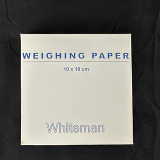 กระดาษชั่งสาร weighing paper ยี่ห้อ White man ขนาด 10x10 cm. (450 แผ่น/กล่อง)