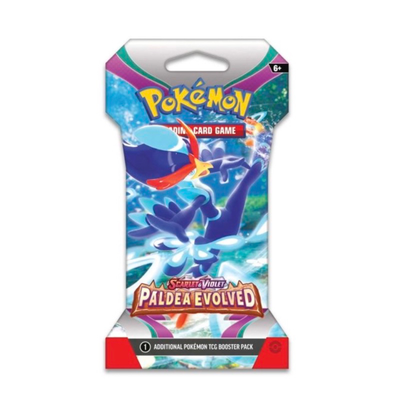 Pokemon TCG: Scarlet &amp; Violet-Paldea Evolved Sleeved Booster Pack (10 Cards)