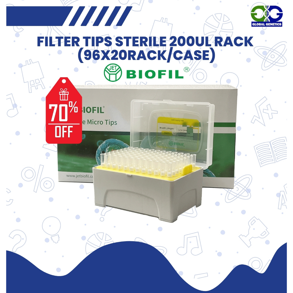 Filter tip sterile 200ul.(96/RK).,Jet Bio