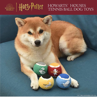 แฮร์รี่พอตเตอร์ของเล่นสำหรับน้องหมา Harry Potter hogwarts pride pet tennis balls มีสี่ลายในเซต