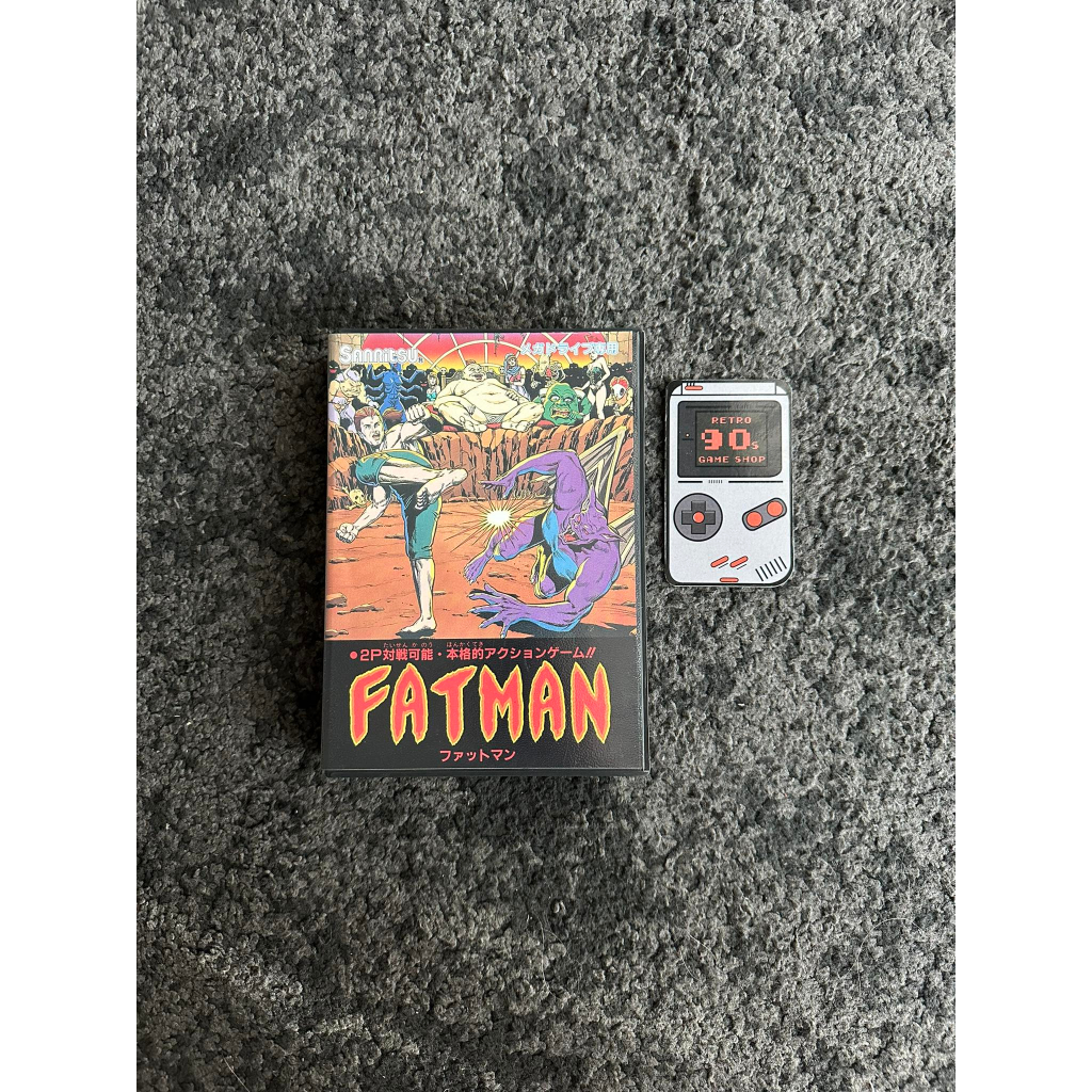 Sega Cartridge Megadrive 16 Bit Fatman Boxed / Japan