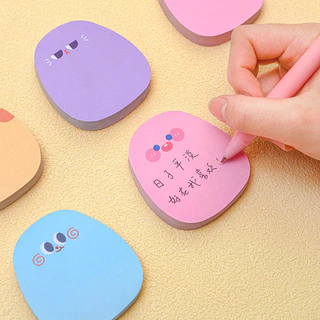 กระดาษโน๊ต โพสอิโมจิ - หมีเหลือง น่ารัก กวนๆ อารมณ์ดี กระดาษโน้ต โพสติด diy สมุด หนังสือ เครื่องเขียน อุปกรณ์การเรียน