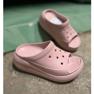 รองเท้า Crocs Crush Slide Clog ผู้หญิง งานดี สวย ไส้สบาย