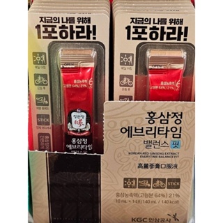 (ซอง) KGC Korean Red Ginseng Extract Everytime Balance Fit CheongKwanJang ชองกวานจัง น้ำโสมแดง 10ml.