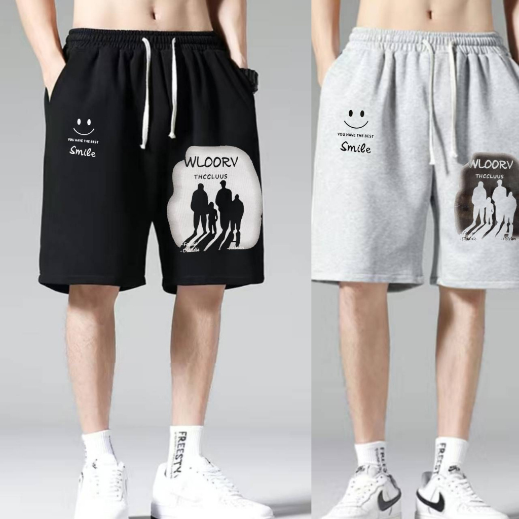 #กางเกงลำลองขาสั้นผู้ขาย ผ้ายืดตัวใหญ่ ใส่เทียวใส่ออกกำลังกายใด้กรีนลาย 2ข้างลายสกรีนเท่ๆไม่หลุดไม่ลอก ราคาพิเศษ