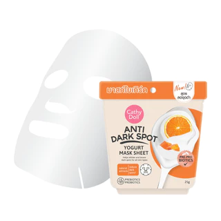 Cathy Doll เคที่ดอลล์ โยเกิร์ต มาสก์ชีท 25 กรัม มี 5 สูตร ช่วยสร้างสมดุลให้กับผิว ฟื้นบำรุงผิวให้แลดูสุขภาพดี