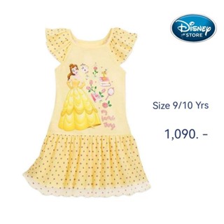 ชุดกระโปรงแอเรี่ยล จาก 🇺🇸 : Disney store Belle Deluxe Nightshirt