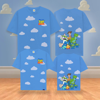 Disney Toy Story Men&amp;Boy  T-Shirt -เสื้อยืดดิสนีย์ผู้ชายและเด็ก ทอย สตอรี่ ผู้ชายและเด็กผู้ชาย สินค้าลิขสิทธ์แท้100% characters studio