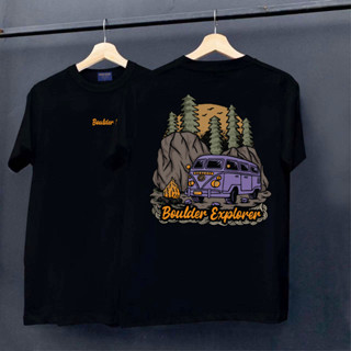 (พร้อมส่ง) เสื้อยืด VAN BOULDER EXPLORER - ผ้า Cotton100%