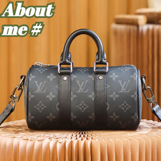 หลุยส์วิตตอง Louis Vuitton KEEPALL XS handbag ผู้ชาย / กระเป๋าถือ / กระเป๋าสะพายไหล่