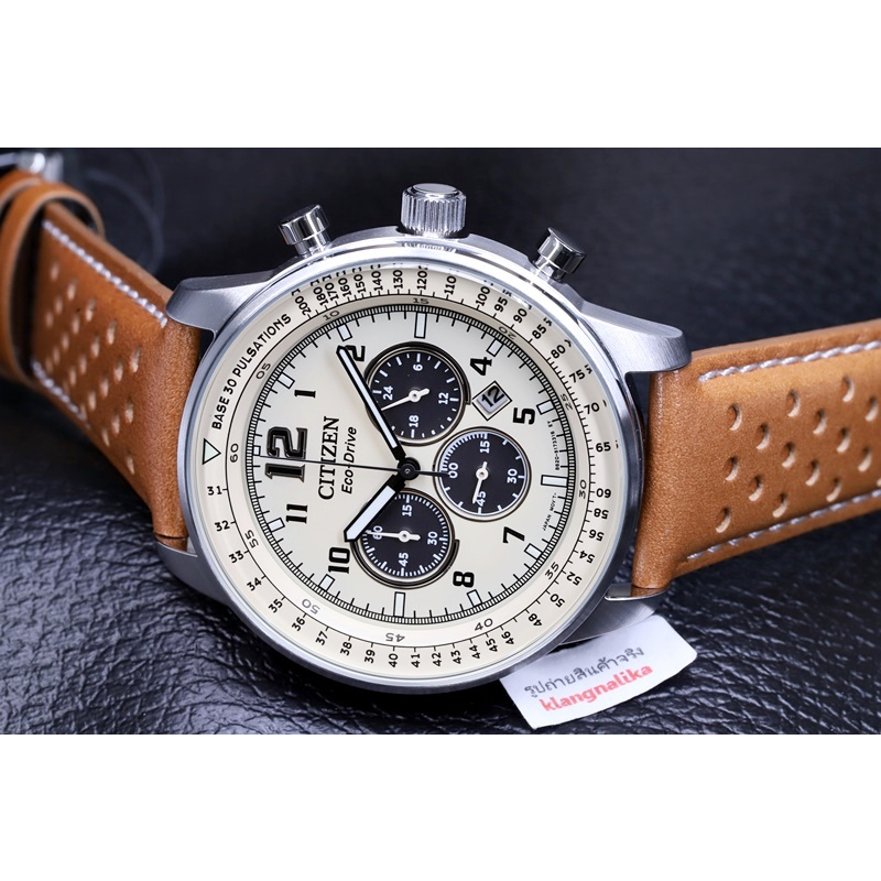 (ประกันศูนย์ไทย) นาฬิกา Citizen Eco-drive chronograph รุ่น CA4500-16X