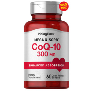 Piping Rock CoQ10 300 mg 60 Softgels